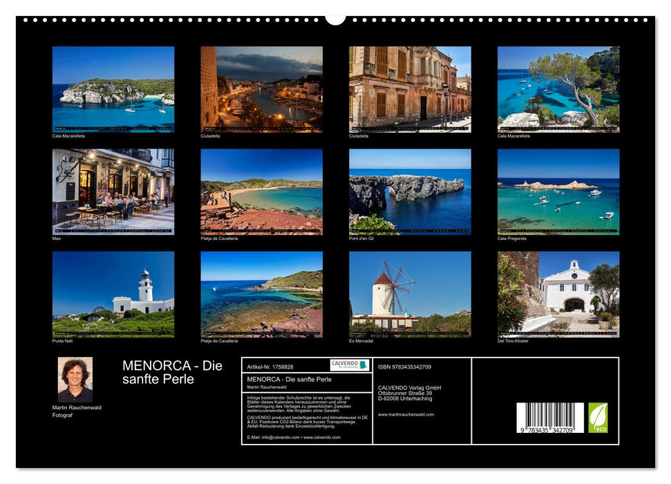 MENORCA - Die sanfte Perle (CALVENDO Premium Wandkalender 2025)