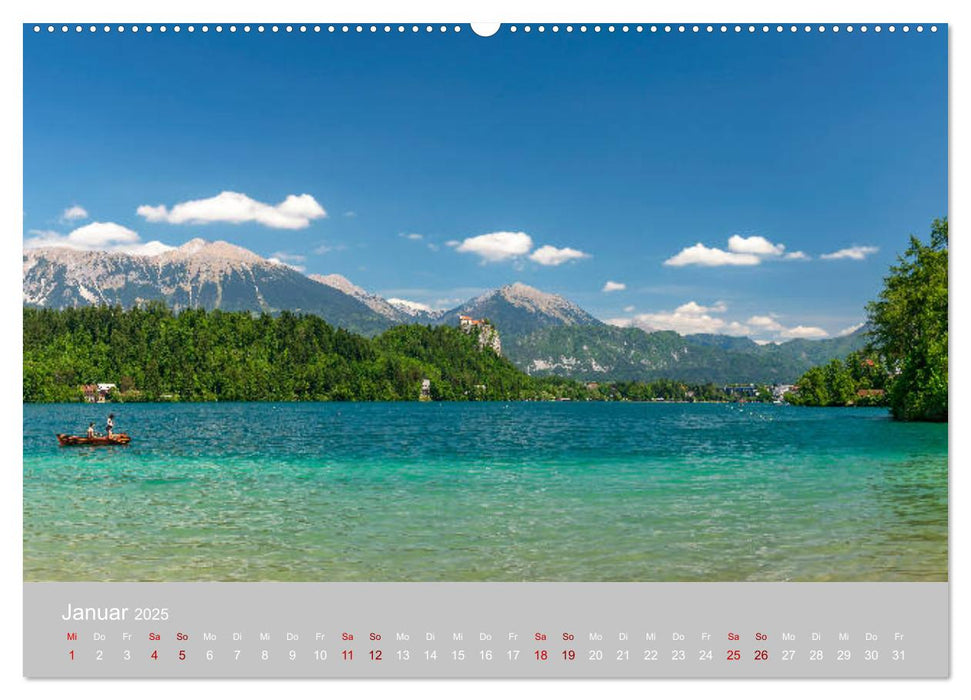 Die Julischen Alpen (CALVENDO Premium Wandkalender 2025)