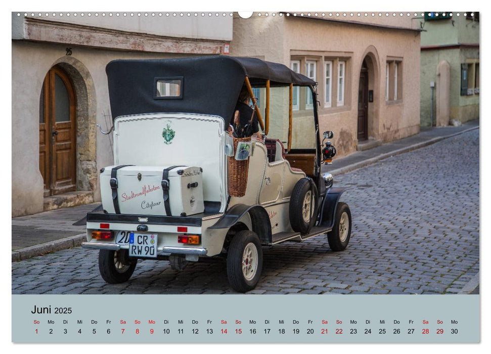 Das mittelalterliche Rothenburg (CALVENDO Premium Wandkalender 2025)