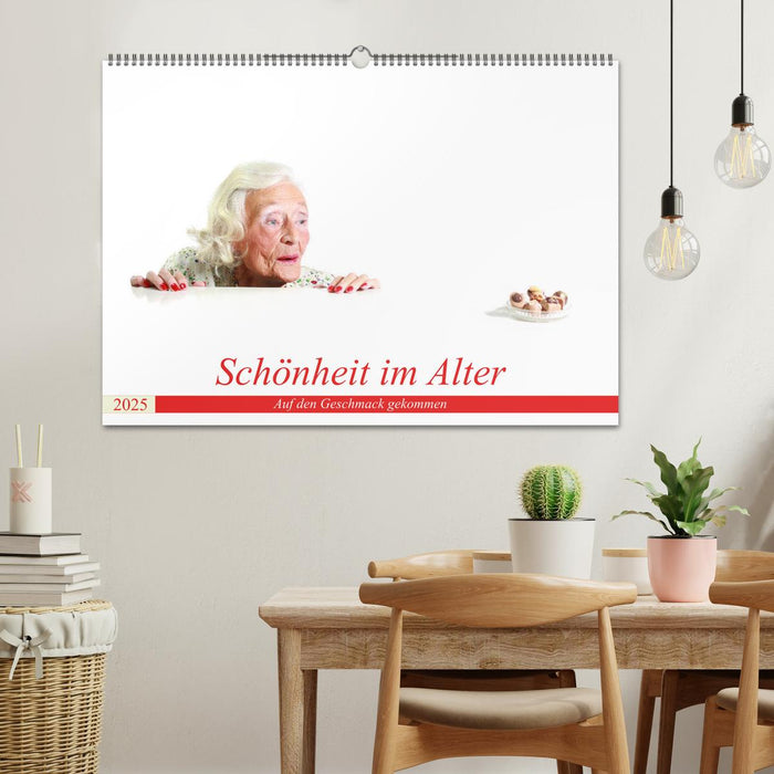 Schönheit im Alter - Auf den Geschmack gekommen (CALVENDO Wandkalender 2025)