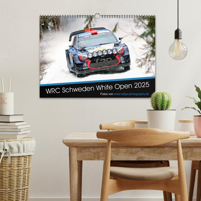 WRC Schweden White Open 2025 (CALVENDO Wandkalender 2025)