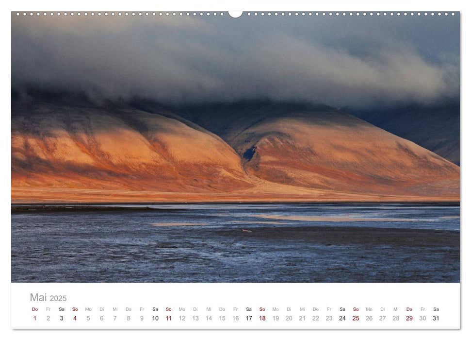 Spitzbergen - Wild.Rau.Ungezähmt. (CALVENDO Wandkalender 2025)