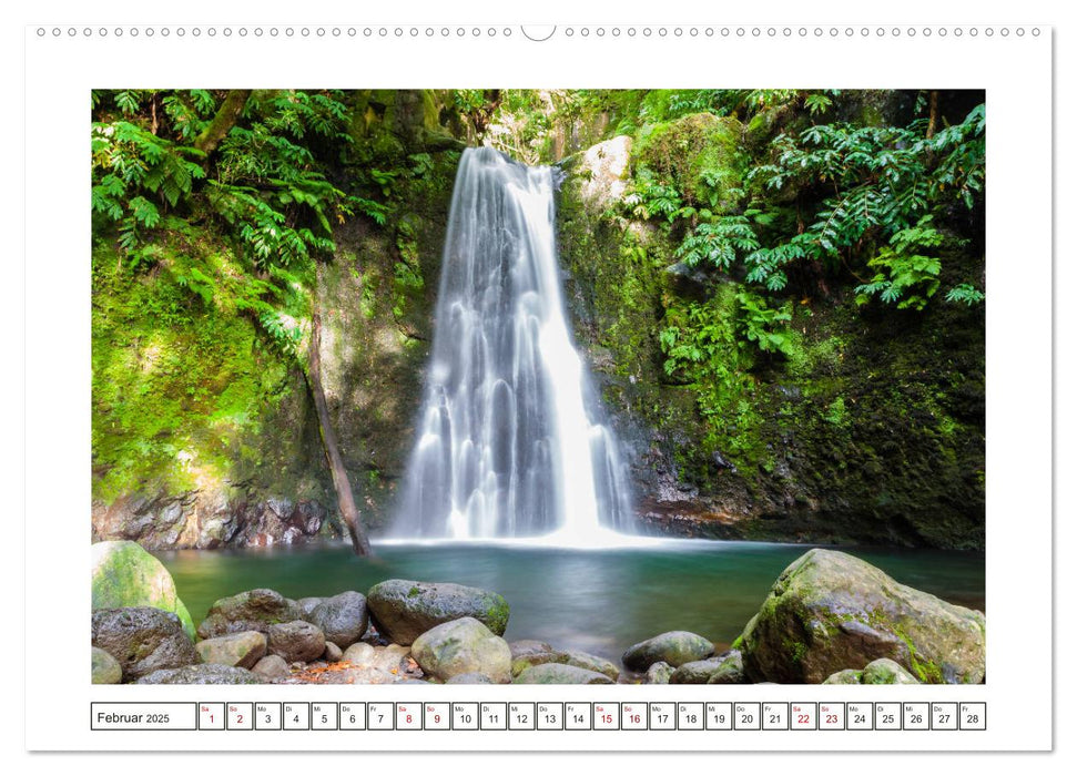 São Miguel - Naturschönheit der Azoren (CALVENDO Premium Wandkalender 2025)