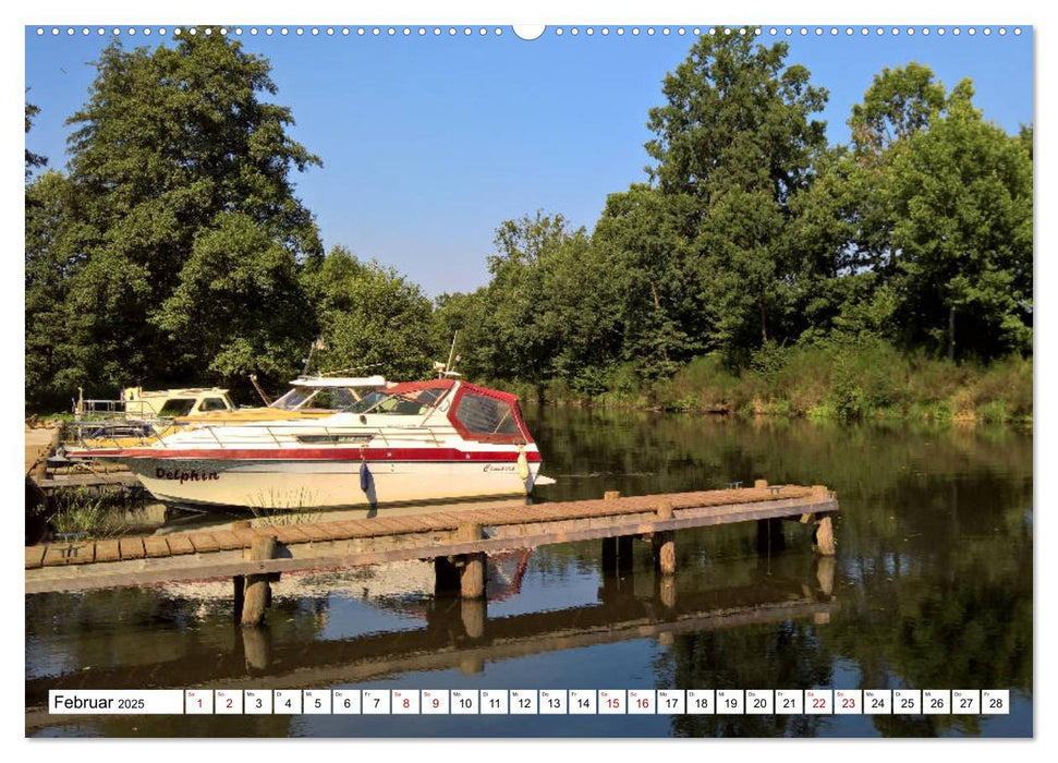 Parchim - Idyllische Kleinstadt an der Elde (CALVENDO Wandkalender 2025)