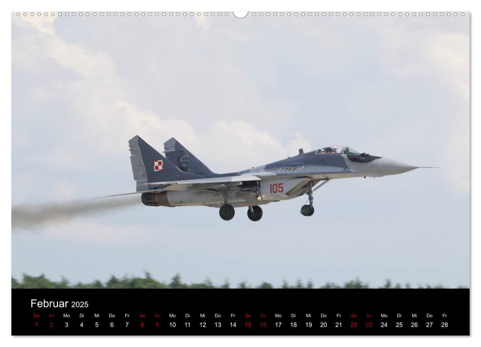 Militärjets (CALVENDO Premium Wandkalender 2025)