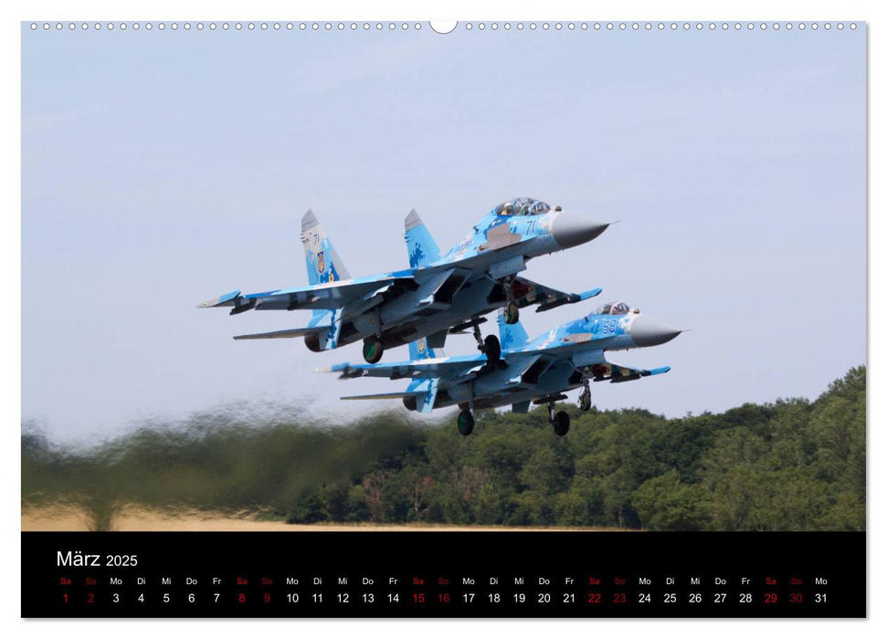 Militärjets (CALVENDO Premium Wandkalender 2025)