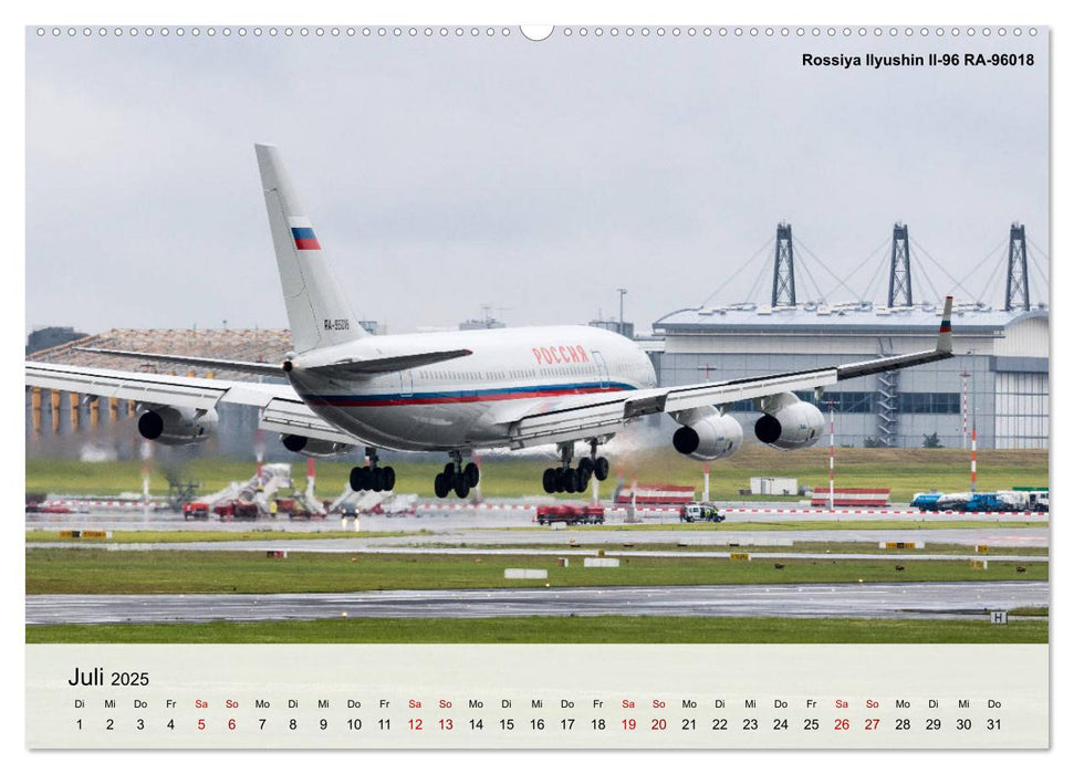 Schönheiten der Luftfahrt 2025 (CALVENDO Premium Wandkalender 2025)