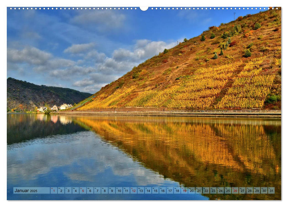 Herbstleuchten an der Mosel (CALVENDO Premium Wandkalender 2025)