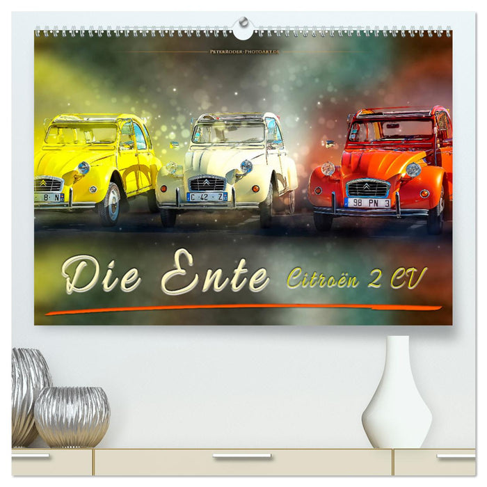 Die Ente - Citroën 2CV (CALVENDO Premium Wandkalender 2025)