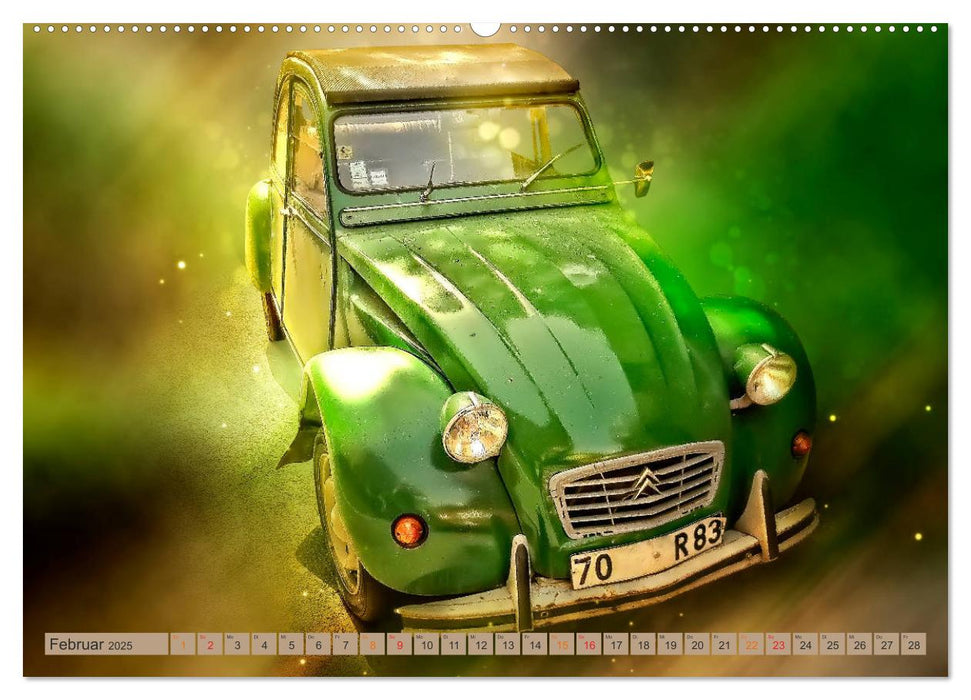 Die Ente - Citroën 2CV (CALVENDO Premium Wandkalender 2025)