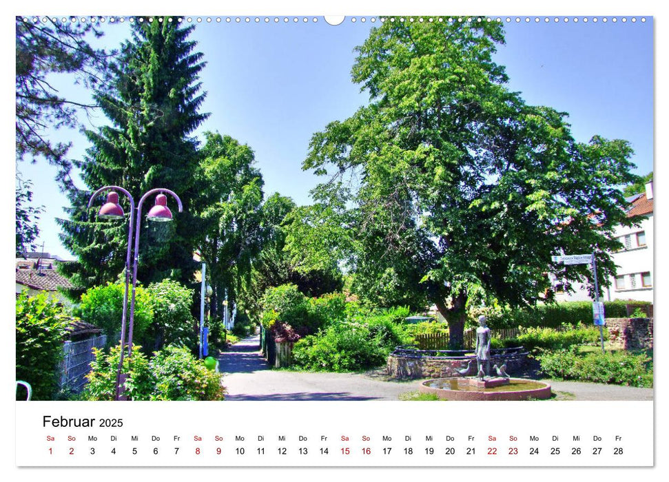 Wiesloch - Spaziergang durch die Altstadt (CALVENDO Premium Wandkalender 2025)