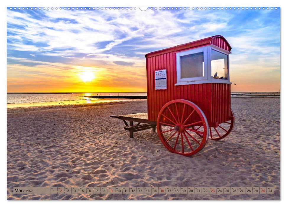 BORKUM Trauminsel in der Nordsee (CALVENDO Premium Wandkalender 2025)