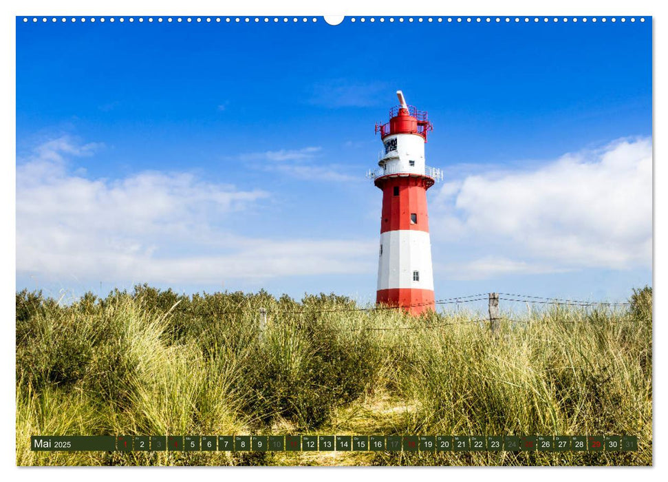 BORKUM Trauminsel in der Nordsee (CALVENDO Premium Wandkalender 2025)