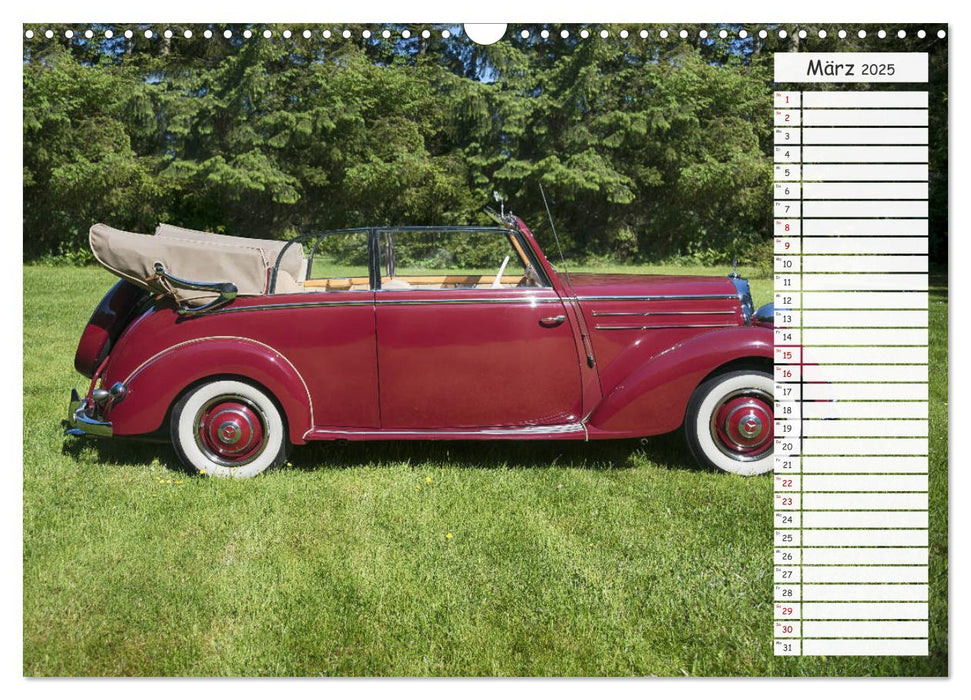 Mercedes Benz 170 Cabriolet (CALVENDO Wandkalender 2025)