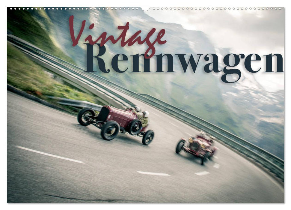 Vintage Rennwagen (CALVENDO Wandkalender 2025)