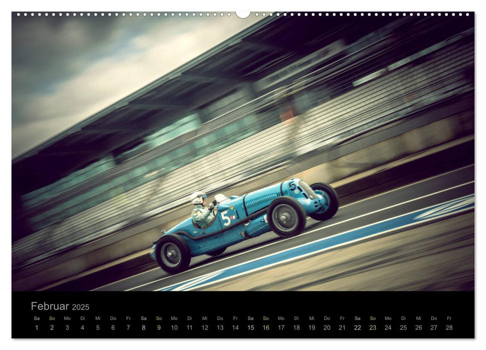 Vintage Rennwagen (CALVENDO Wandkalender 2025)