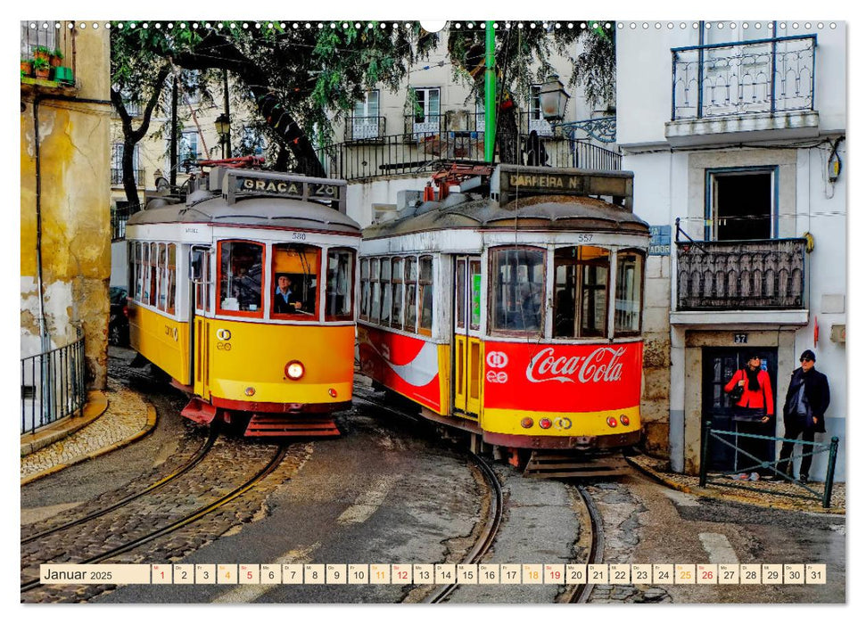 Ich fahre gern Straßenbahn (CALVENDO Premium Wandkalender 2025)