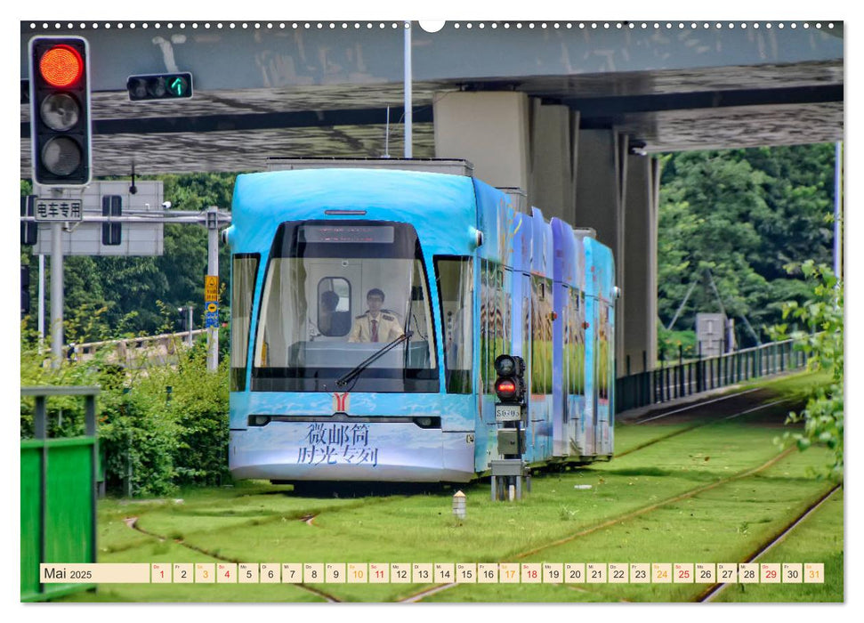 Ich fahre gern Straßenbahn (CALVENDO Premium Wandkalender 2025)