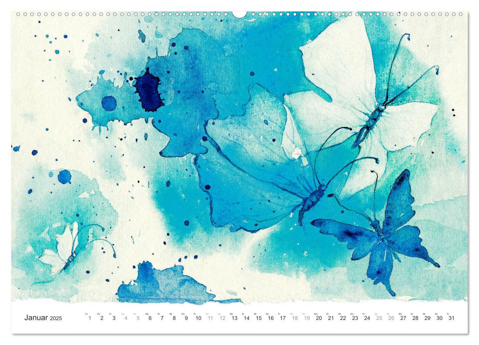 BUTTERFLY – flying high, Schmetterlinge (CALVENDO Premium Wandkalender 2025)