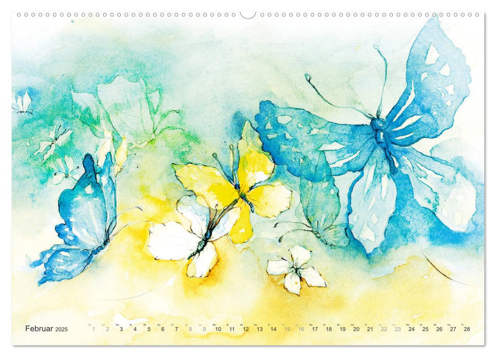 BUTTERFLY – flying high, Schmetterlinge (CALVENDO Premium Wandkalender 2025)