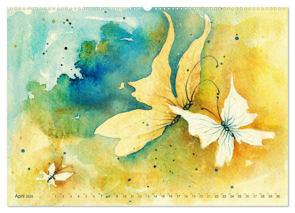 BUTTERFLY – flying high, Schmetterlinge (CALVENDO Premium Wandkalender 2025)