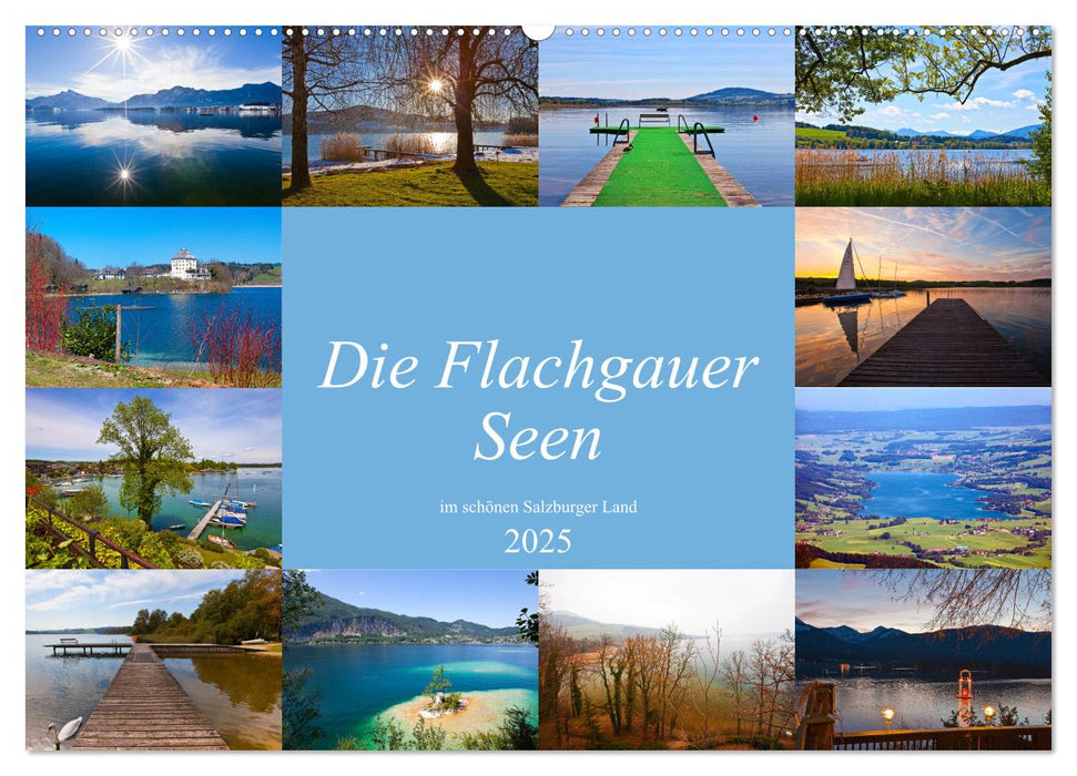 Die Flachgauer Seen (CALVENDO Wandkalender 2025)