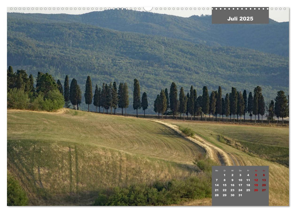 Toskana - eine der schönsten Regionen Italiens (CALVENDO Premium Wandkalender 2025)