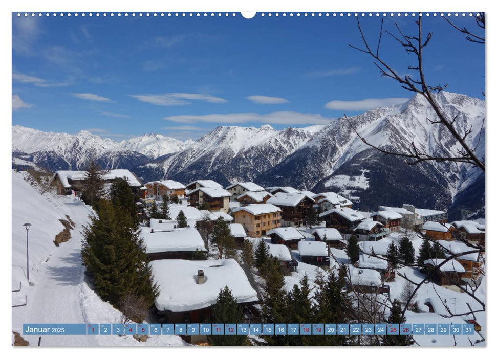 Riederalp - Altesch Arena (CALVENDO Premium Wandkalender 2025)