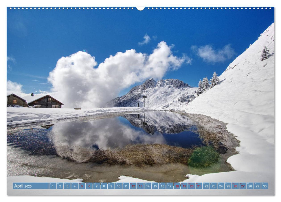 Riederalp - Altesch Arena (CALVENDO Premium Wandkalender 2025)