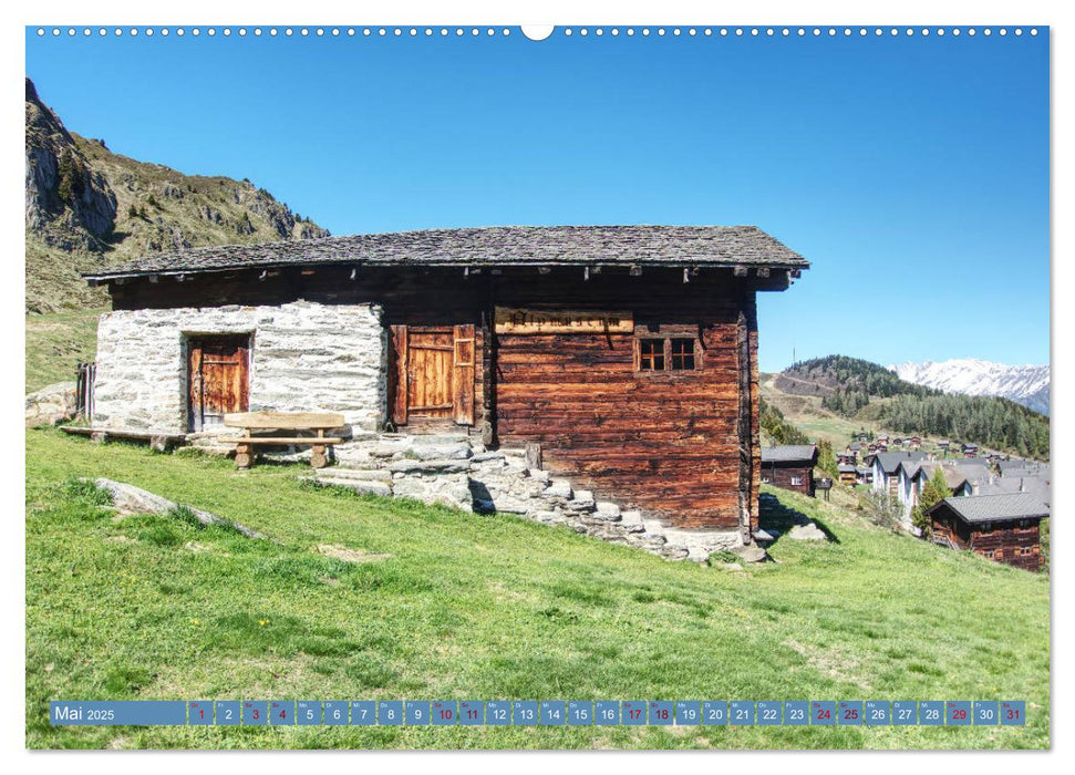 Riederalp - Altesch Arena (CALVENDO Premium Wandkalender 2025)