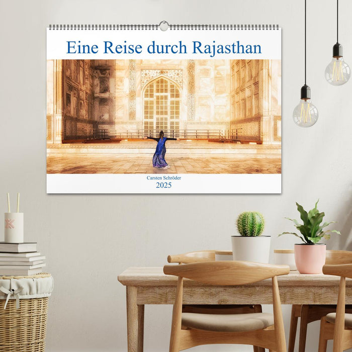 Eine Reise durch Rajasthan (CALVENDO Wandkalender 2025)