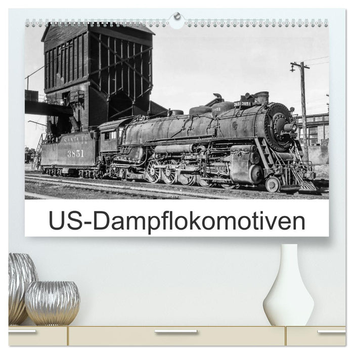 US-Dampflokomotiven (CALVENDO Premium Wandkalender 2025)