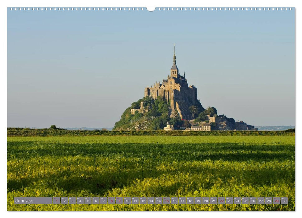 Le Mont-Saint-Michel - Sagenumwobener Klosterberg im Watt (CALVENDO Premium Wandkalender 2025)