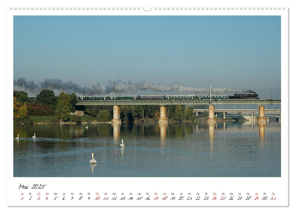 Mit Volldampf durch Österreich (CALVENDO Wandkalender 2025)