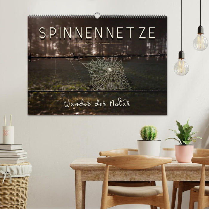 Spinnennetze - Wunder der Natur (CALVENDO Wandkalender 2025)