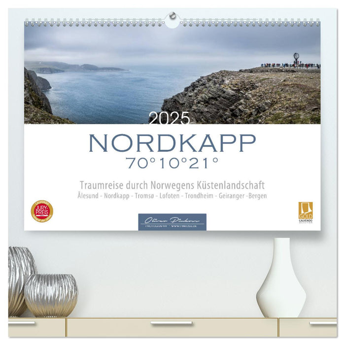 Nordkapp - Norwegens Küstenlandschaft (CALVENDO Premium Wandkalender 2025)