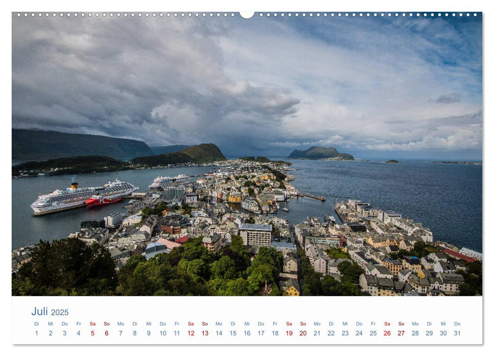 Nordkapp - Norwegens Küstenlandschaft (CALVENDO Premium Wandkalender 2025)