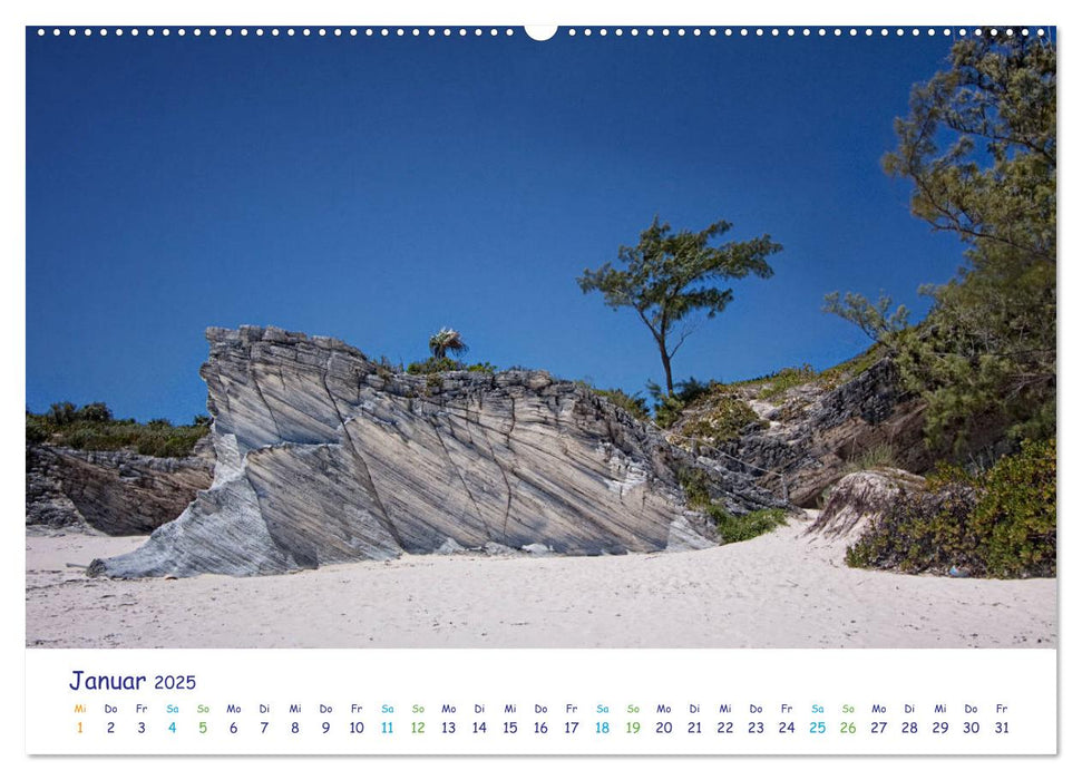 Bahamas-Eleuthera unterwegs am Lighthouse Beach (CALVENDO Premium Wandkalender 2025)