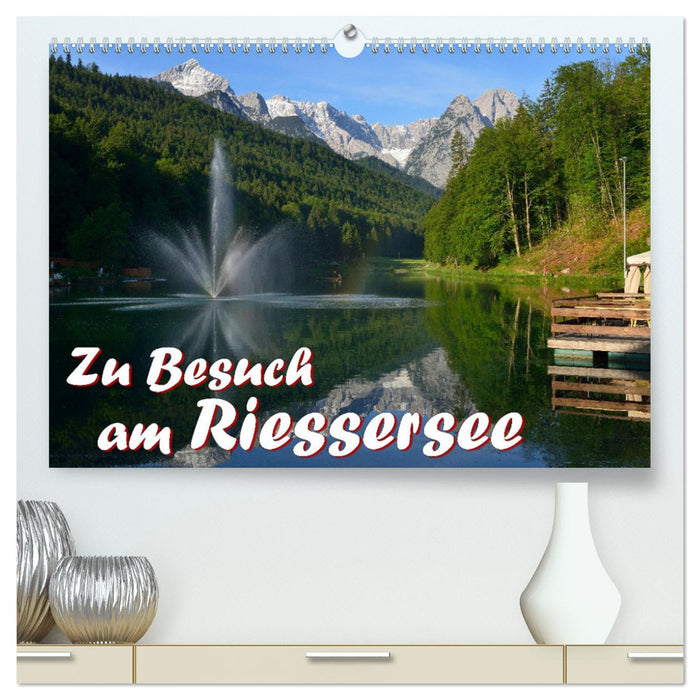 Zu Besuch am Riessersee (CALVENDO Premium Wandkalender 2025)