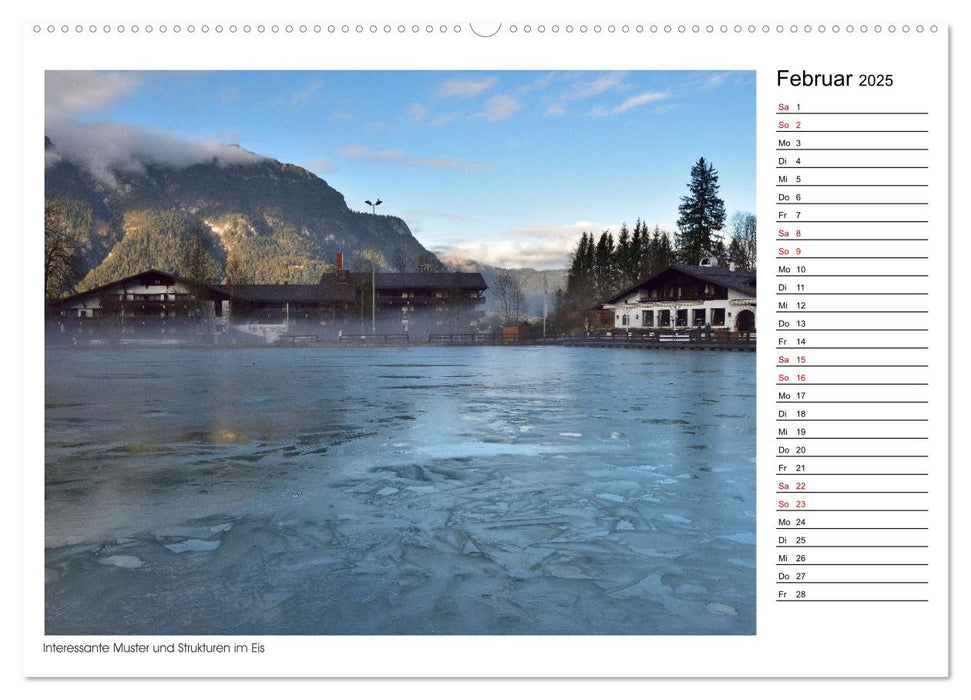 Zu Besuch am Riessersee (CALVENDO Premium Wandkalender 2025)