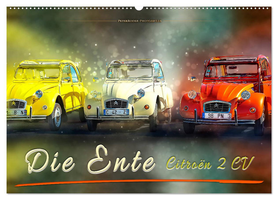 Die Ente - Citroën 2CV (CALVENDO Wandkalender 2025)