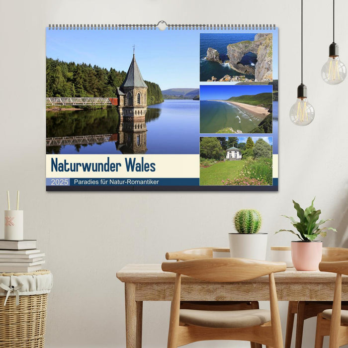 Naturwunder Wales (CALVENDO Wandkalender 2025)