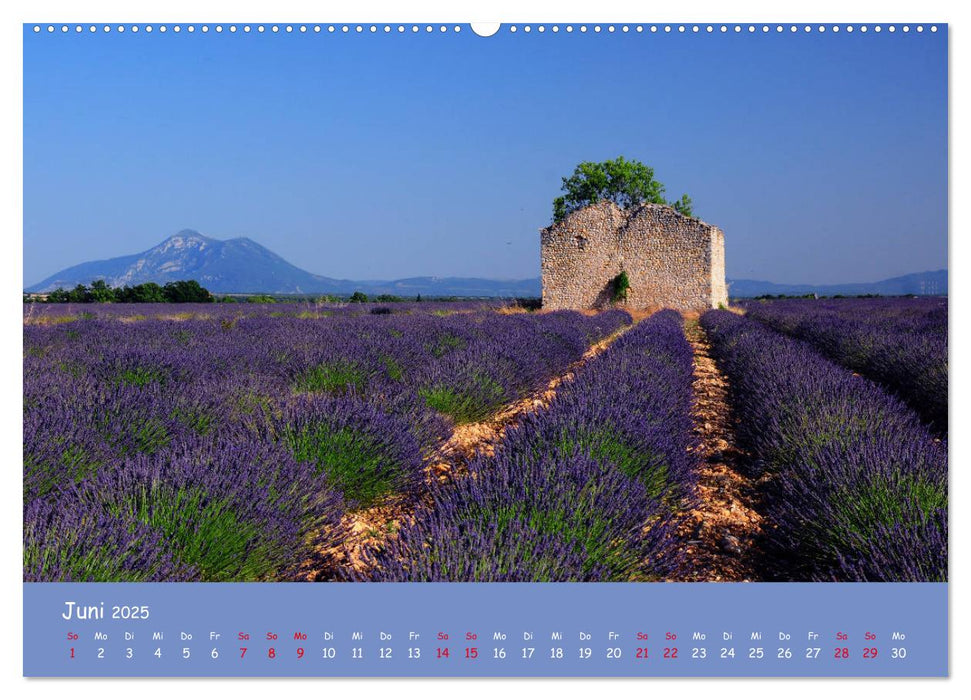 Quer durch Südfrankreich (CALVENDO Wandkalender 2025)