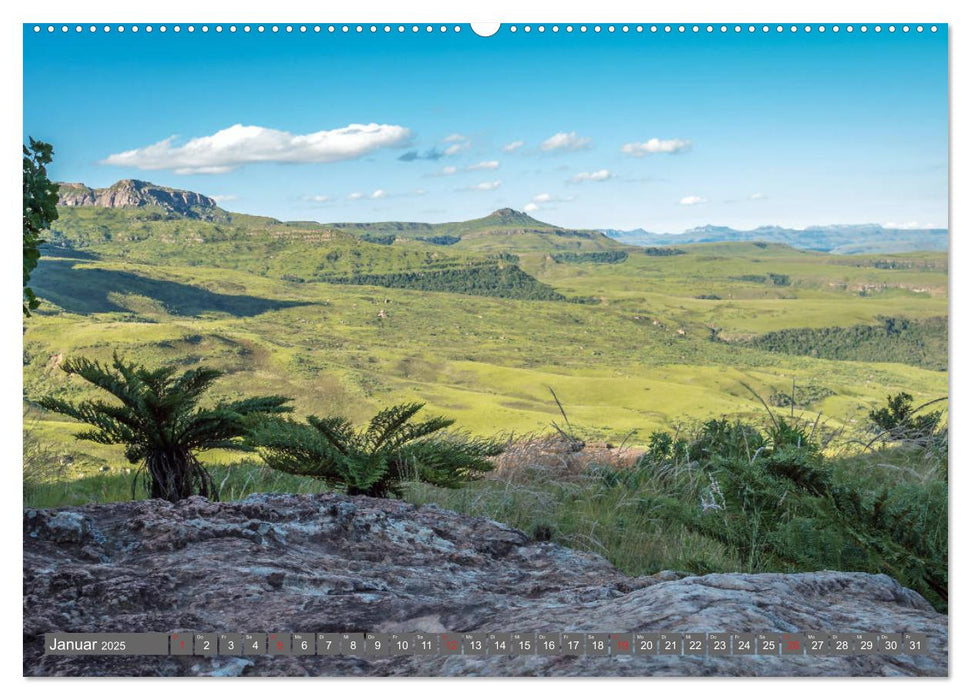 Die Drakensberge - Hiking in Südafrika und Lesotho (CALVENDO Premium Wandkalender 2025)