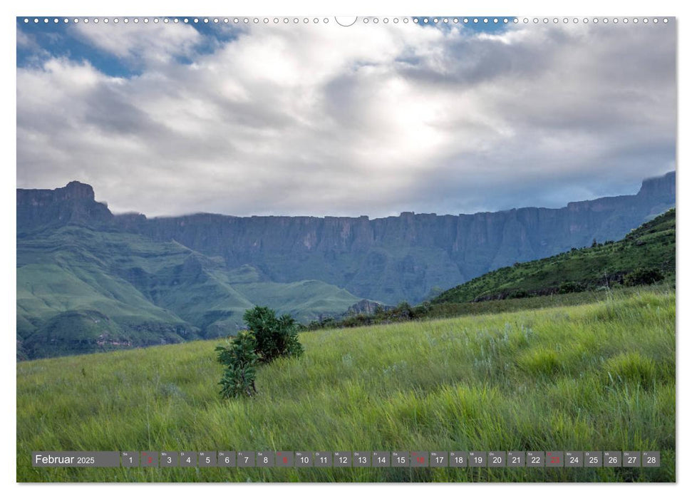 Die Drakensberge - Hiking in Südafrika und Lesotho (CALVENDO Premium Wandkalender 2025)