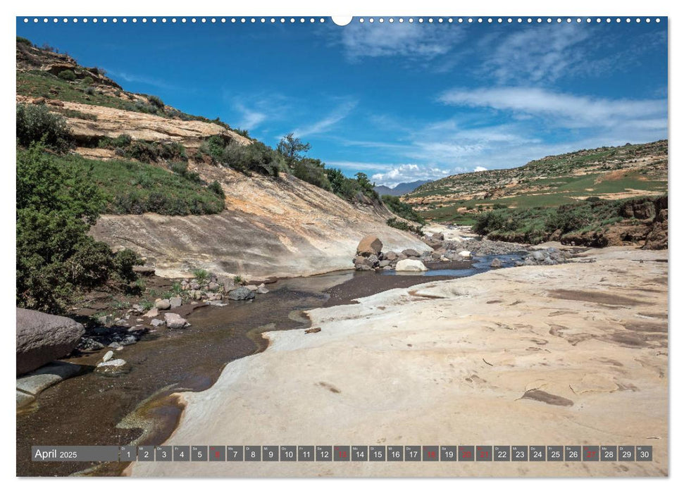 Die Drakensberge - Hiking in Südafrika und Lesotho (CALVENDO Premium Wandkalender 2025)