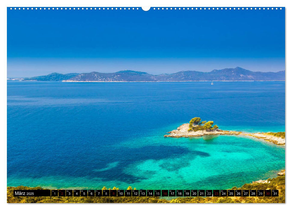 Sommer in Dalmatien - Sonne, Strand und mehr! (CALVENDO Premium Wandkalender 2025)