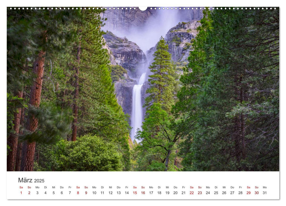 Yosemite - Nationalpark (CALVENDO Premium Wandkalender 2025)