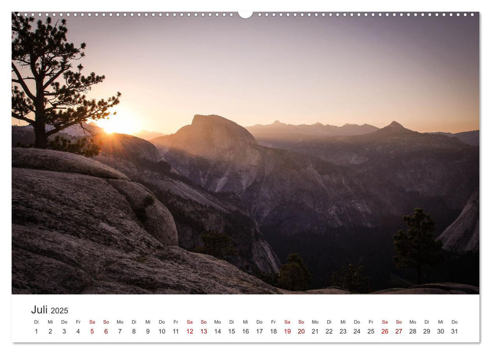 Yosemite - Nationalpark (CALVENDO Premium Wandkalender 2025)