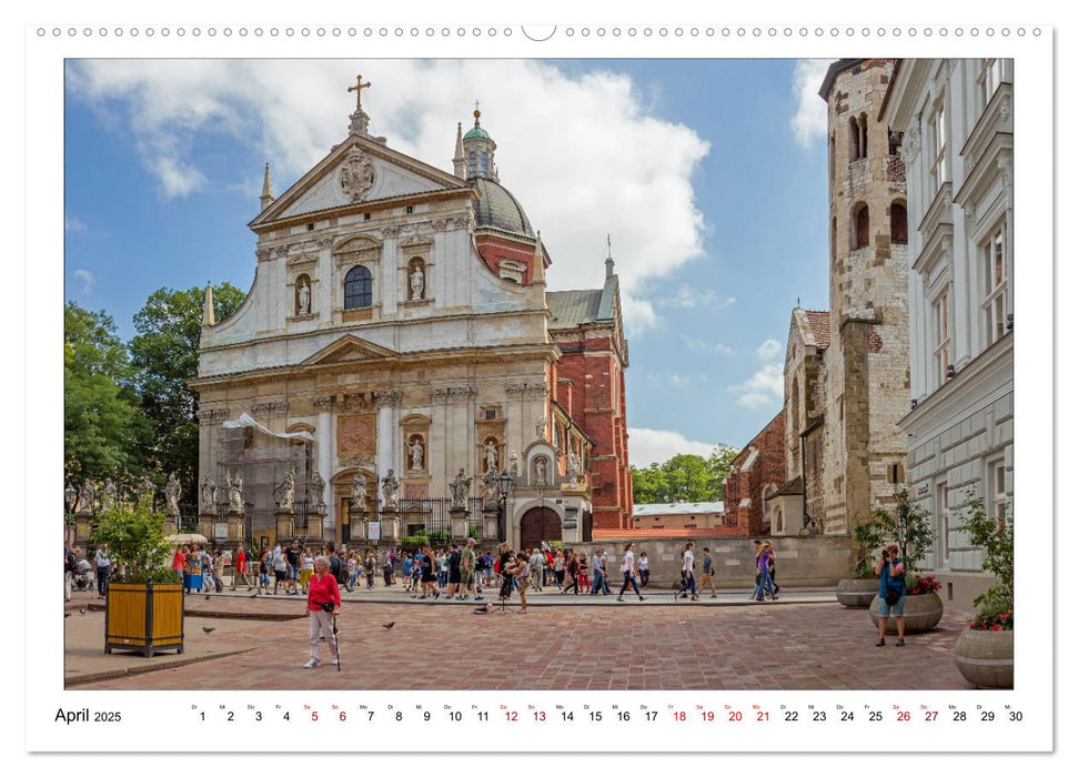 Ein Sommertag in Krakau (CALVENDO Premium Wandkalender 2025)